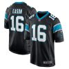 Carolina Panthers Jacob Eason Nike Black NFL Game Jersey