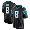 Carolina Panthers Jaycee Horn Nike Black NFL Game Jersey
