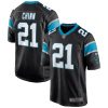 Carolina Panthers Jeremy Chinn Nike Black NFL Game Jersey