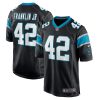 Carolina Panthers Sam Franklin Jr. Nike Black NFL Game Jersey