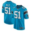 Carolina Panthers Sam Mills Nike Blue Retired NFL Game Jersey