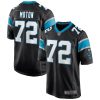 Carolina Panthers Taylor Moton Nike Black NFL Game Jersey