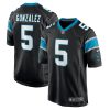 Carolina Panthers Zane Gonzalez Nike Black NFL Game Jersey