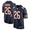 Chicago Bears Davontae Harris Nike Navy NFL Game Jersey