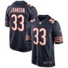 Chicago Bears Jaylon Johnson Nike Navy NFL Game Jersey