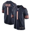 Chicago Bears Justin Fields Nike Navy NFL Game Jersey