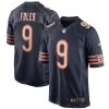 Chicago Bears Nick Foles Nike Navy NFL Game Jersey