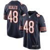 Chicago Bears Patrick Scales Nike Navy NFL Game Jersey