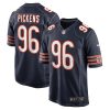 Chicago Bears Zacch Pickens Nike Navy NFL Game Jersey