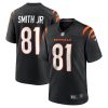 Cincinnati Bengals Irv Smith Jr. Nike Black NFL Game Jersey