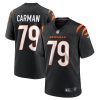 Cincinnati Bengals Jackson Carman Nike Black NFL Game Jersey