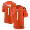 Cincinnati Bengals Ja’Marr Chase Nike Orange NFL Game Jersey