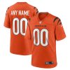 Cincinnati Bengals Nike Orange Alternate Custom NFL Game Jersey