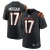 Cincinnati Bengals Stanley Morgan Nike Black NFL Game Jersey