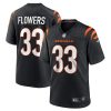 Cincinnati Bengals Tre Flowers Nike Black NFL Game Jersey