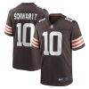 Cleveland Browns Anthony Schwartz Nike Brown NFL Game Jersey