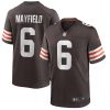 Cleveland Browns Baker Mayfield Nike Brown NFL Game Jersey