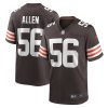 Cleveland Browns Dakota Allen Nike Brown NFL Game Jersey