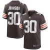 Cleveland Browns D’Ernest Johnson Nike Brown NFL Game Jersey