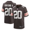 Cleveland Browns Greg Newsome II Nike Brown NFL Game Jersey