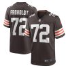Cleveland Browns Hjalte Froholdt Nike Brown NFL Game Jersey
