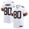 Cleveland Browns Jarvis Landry Nike White NFL Game Jersey