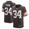 Cleveland Browns Jerome Ford Nike Brown NFL Game Jersey