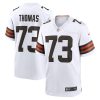 Cleveland Browns Joe Thomas Nike White NFL Game Jersey