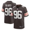 Cleveland Browns Jordan Elliott Nike Brown NFL Game Jersey