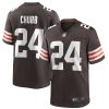 Cleveland Browns Nick Chubb Nike Brown NFL Game Jersey