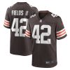 Cleveland Browns Tony Fields II Nike Brown NFL Game Jersey