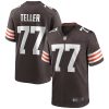 Cleveland Browns Wyatt Teller Nike Brown NFL Game Jersey