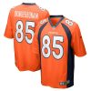 Denver Broncos Albert Okwuegbunam Nike Orange NFL Game Jersey