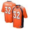 Denver Broncos Delarrin Turner-Yell Nike Orange NFL Game Jersey
