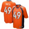 Denver Broncos Dennis Smith Nike Orange Retired NFL Game Jersey