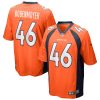 Denver Broncos Jacob Bobenmoyer Nike Orange NFL Game Jersey