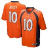 Denver Broncos Jerry Jeudy Nike Orange NFL Game Jersey