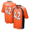 Denver Broncos Nik Bonitto Nike Orange NFL Game Jersey