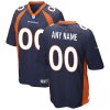 Denver Broncos Nike Navy Alternate Custom NFL Game Jersey