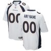 Denver Broncos Nike White Custom NFL Game Jersey