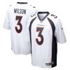 Denver Broncos Russell Wilson Nike White NFL Game Jersey