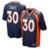 Denver Broncos Terrell Davis Nike Navy Retired NFL Game Jersey