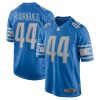 Detroit Lions Malcolm Rodriguez Nike Blue NFL Game Jersey