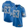 Detroit Lions Max Pircher Nike Blue NFL Game Jersey