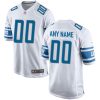 Detroit Lions Nike White Custom NFL Game Jersey