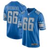 Detroit Lions Ross Pierschbacher Nike Blue Home NFL Game Jersey