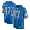 Detroit Lions Scott Daly Nike Blue NFL Game Jersey