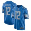Detroit Lions Steven Montez Nike Blue Home NFL Game Jersey