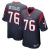 Houston Texans Austin Deculus Nike Navy NFL Game Jersey