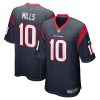 Houston Texans Davis Mills Nike Navy NFL Game Jersey